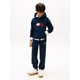 Tommy Hilfiger Dark Night Navy Flag Hættetrøje