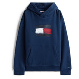 Tommy Hilfiger Dark Night Navy Flag Hættetrøje