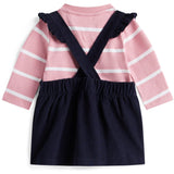 Tommy Hilfiger Dark Night Navy Baby Cord Dungaree Kjole Sæt