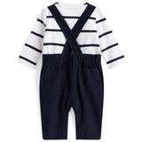 Tommy Hilfiger Dark Night Navy Baby Cord Dungaree Sæt