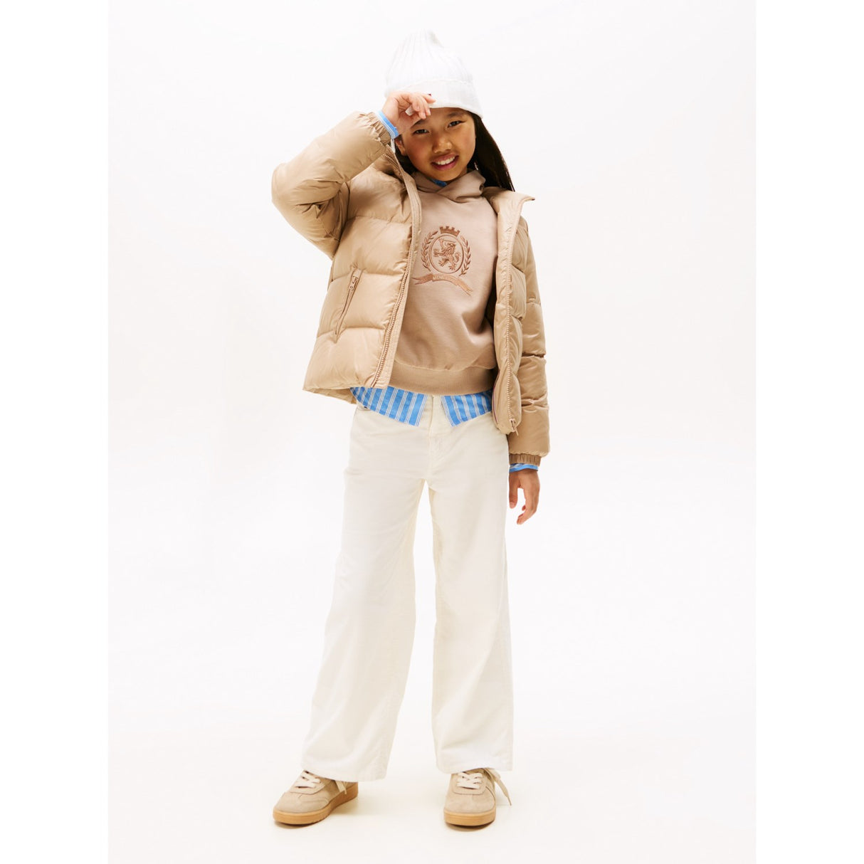 Tommy Hilfiger Malted Milk Essential Down Jakke