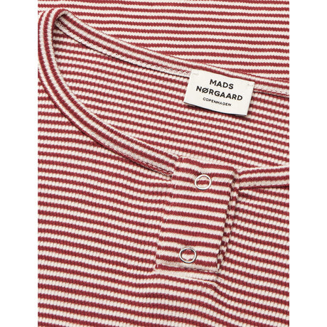 Mads Nørgaard Winery/Vanilla Ice 2X2 Bomuld Stripe Tala Tee Ls