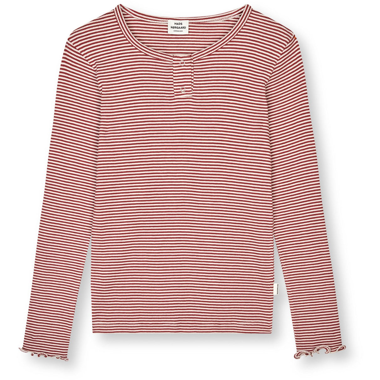Mads Nørgaard Winery/Vanilla Ice 2X2 Bomuld Stripe Tala Tee Ls