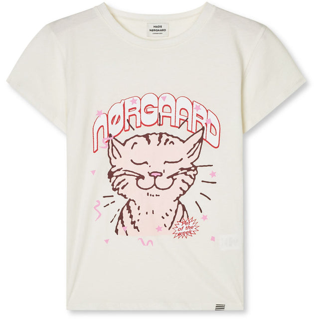 Mads Nørgaard Vanilla Ice Single Bomuld Tuvina Print Tee