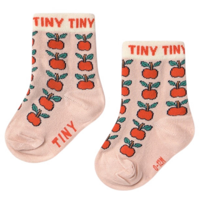 TinyCottons Wild Rose Apples Medium Strømper