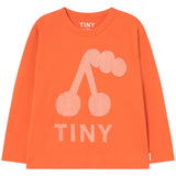 TinyCottons Summer Red Cherry Graphic Sleeve Bluse