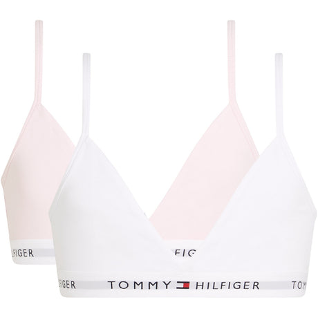 Tommy Hilfiger Light Pink / White 2 Pk Triangle Bralette