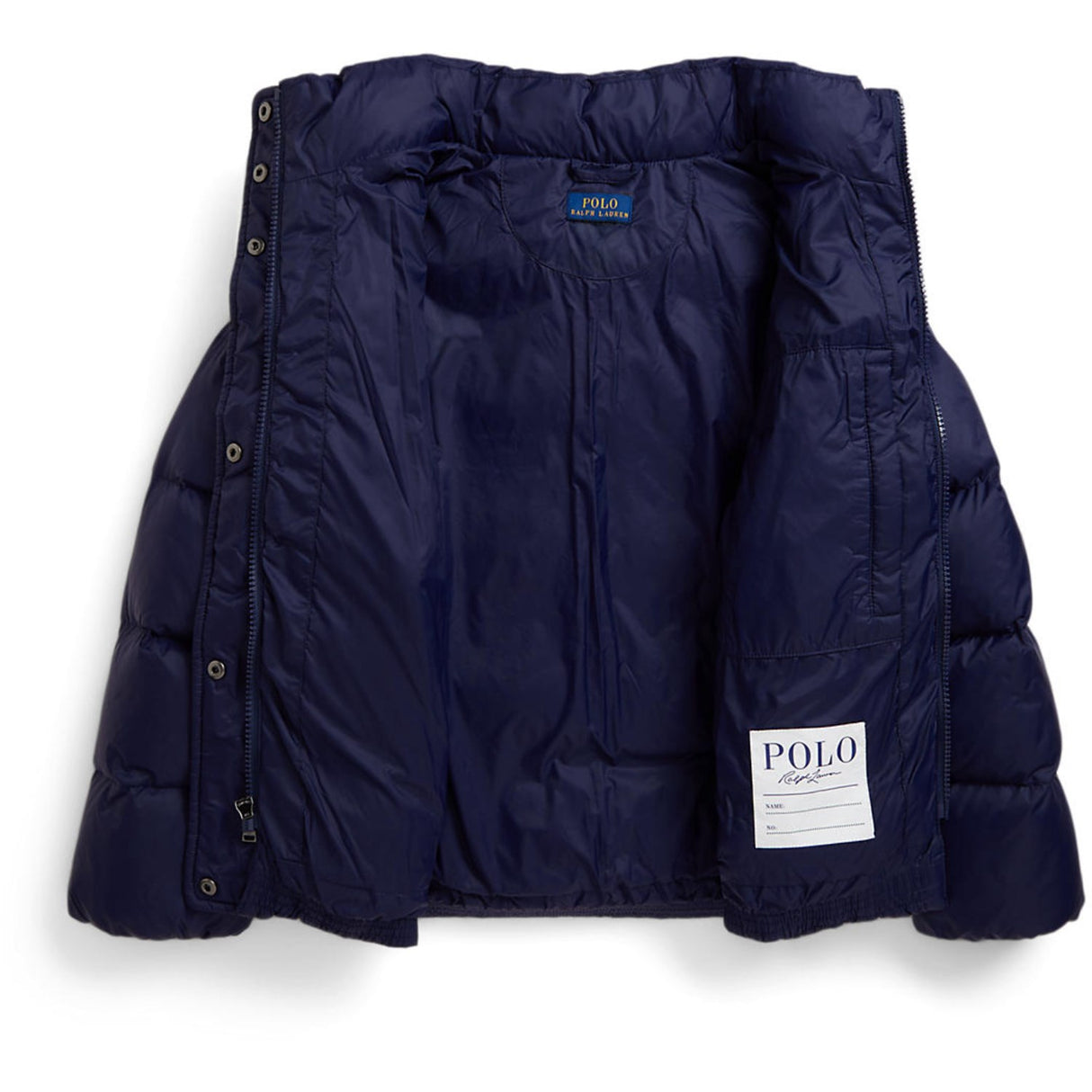 Polo Ralph Lauren Newport Navy W White Pp Girl Bomber Jakke