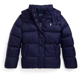 Polo Ralph Lauren Newport Navy W White Pp Girl Bomber Jakke