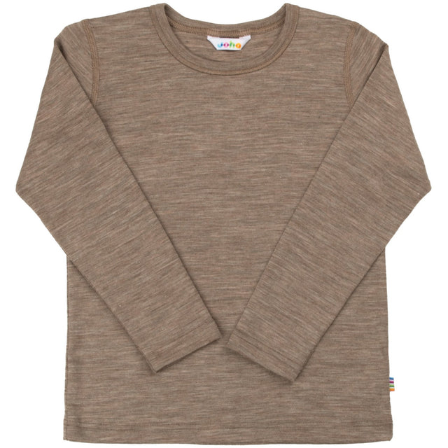 Joha Beige Melange Bluse M/Lange Ærmer