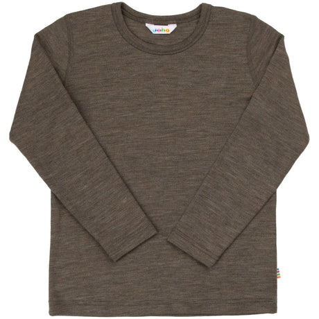 Joha Brown Melange Bluse M/Lange Ærmer