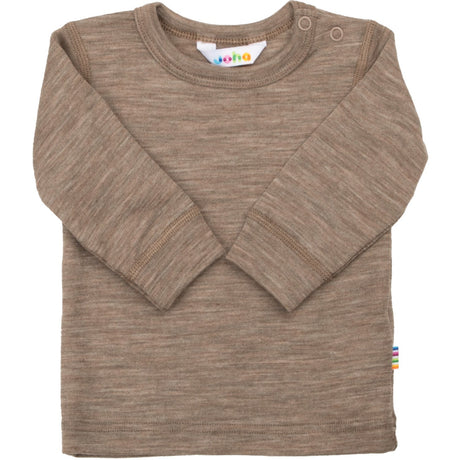 Joha Beige Melange Bluse M/Lange Ærmer