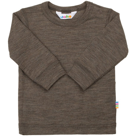Joha Brown Melange Bluse M/Lange Ærmer