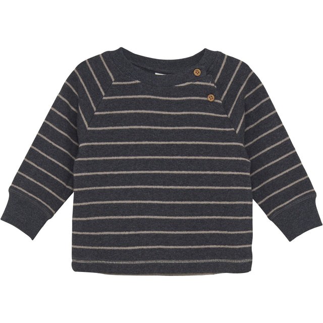En Fant Ebony Sweatshirt Ls Stripe