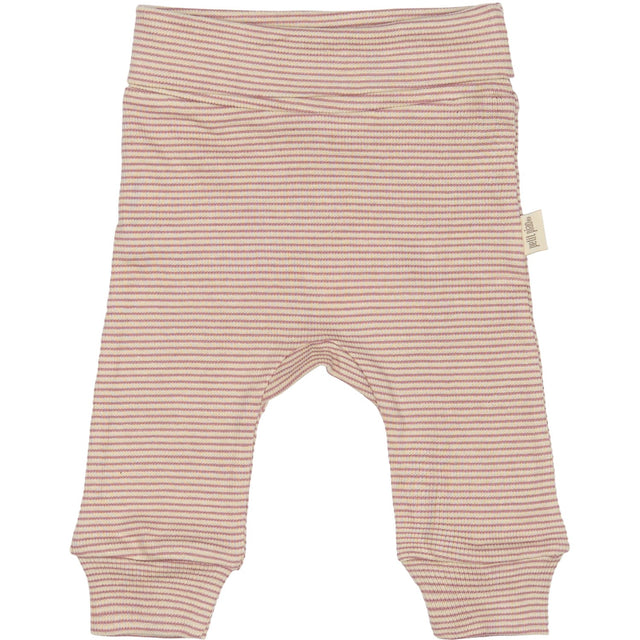 Petit Piao Nostalgic Rose/Dark Off White PPDian Fold Leggings Stripe NOOS