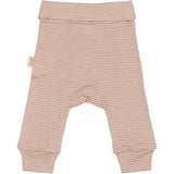 Petit Piao Nostalgic Rose/Dark Off White PPDian Fold Leggings Stripe NOOS