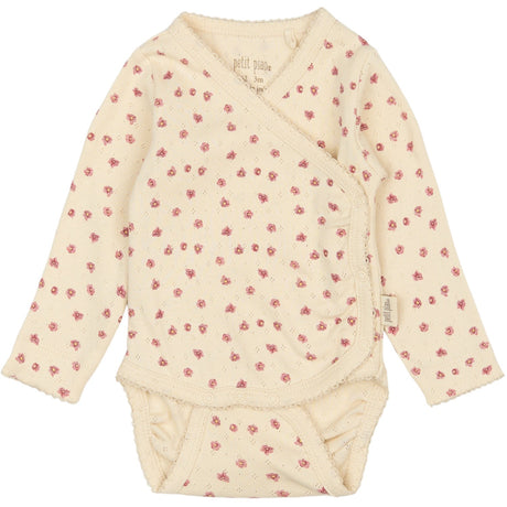 Petit Piao Autumn Anemone AOP PPDia Body L/S Fold Pointel NOOS