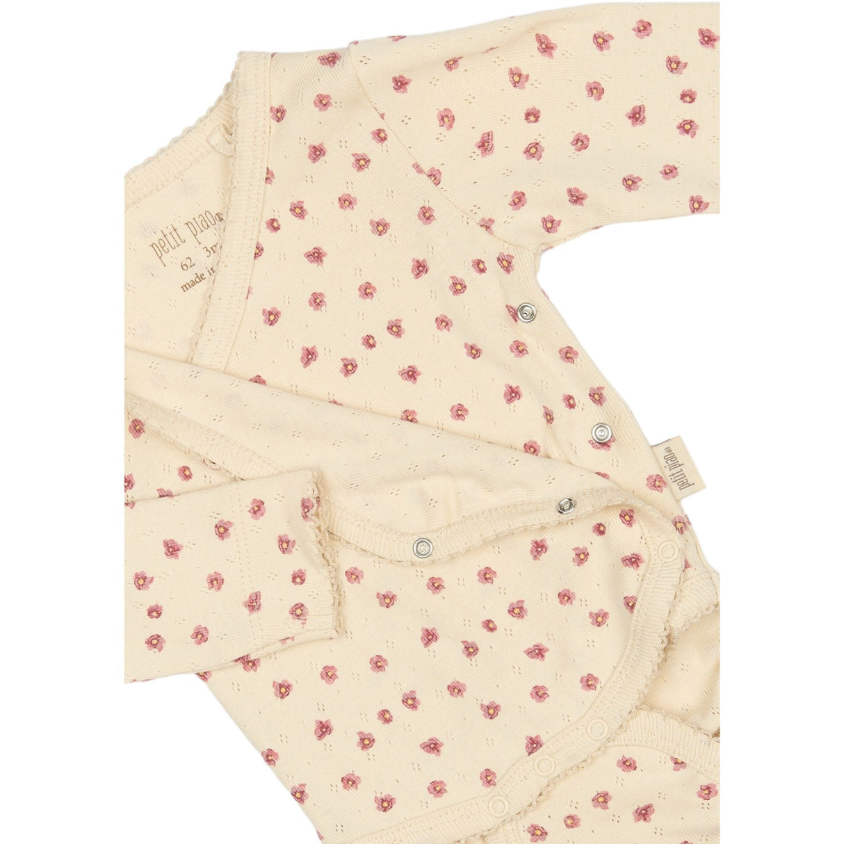 Petit Piao Autumn Anemone AOP PPDia Body L/S Fold Pointel NOOS