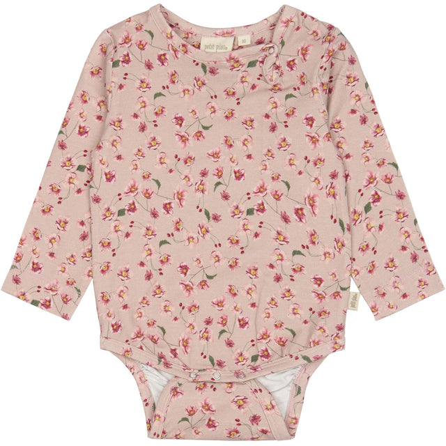 Petit Piao Autumn Anemone Body L/S Printed
