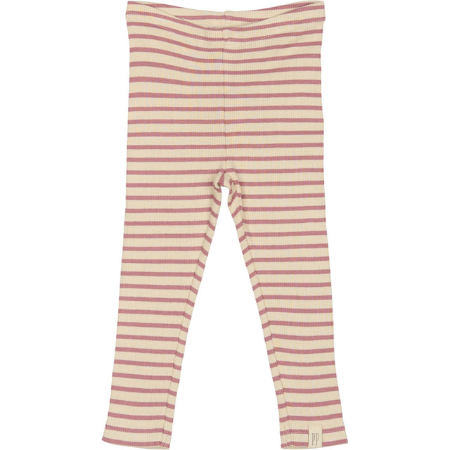 Petit Piao Nostalgic Rose/off White Legging Modal Striped