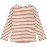 Petit Piao Nostalgic Rose/off White T-shirt L/S Modal Striped