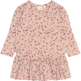 Petit Piao Autumn Anemon Kjole L/S Gather Printed