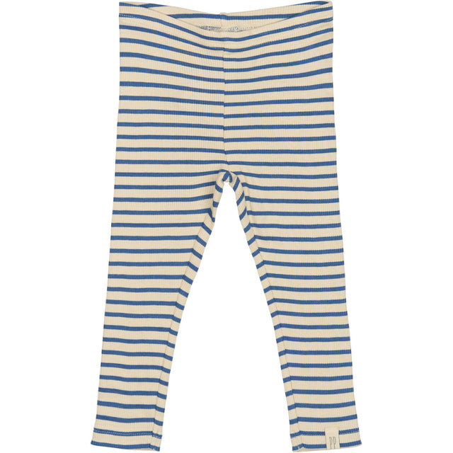 Petit Piao True Navy/off White Legging Modal Striped