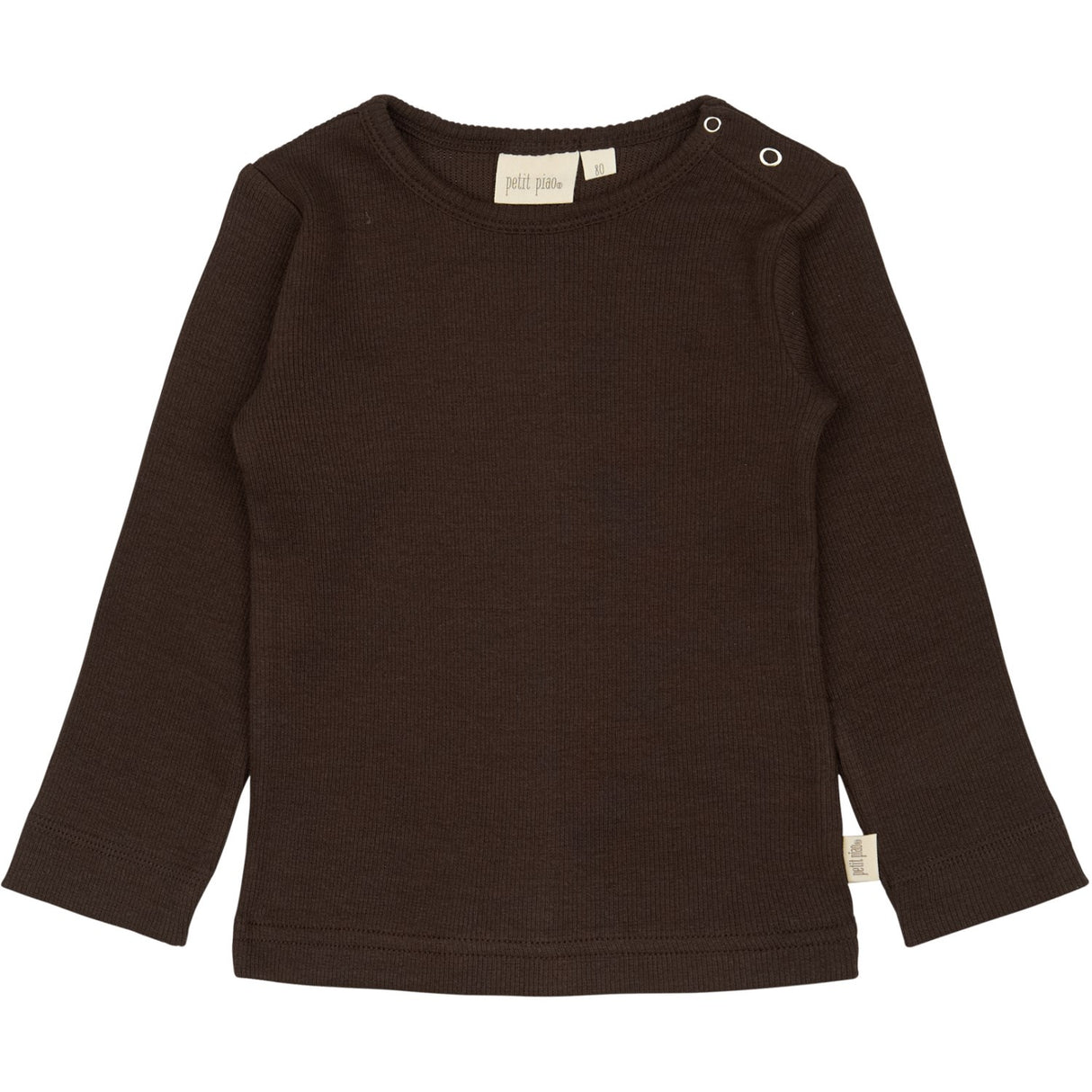 Petit Piao Coffee Bean T-shirt L/S Modal