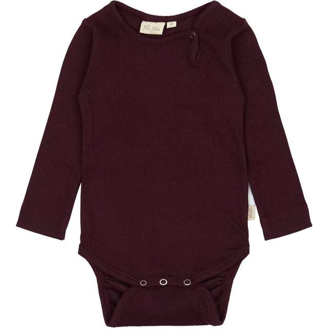 Petit Piao Dark Grape Body L/S Modal
