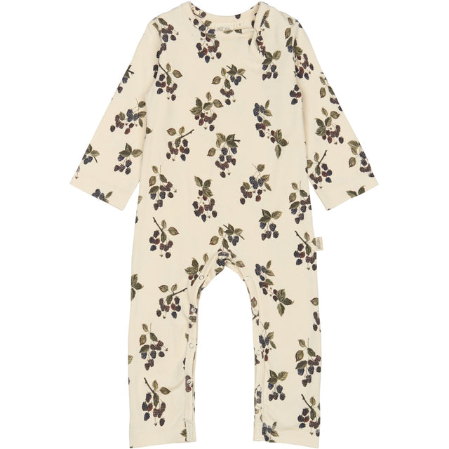 Petit Piao Black Berry Buksedragt L/S Printed