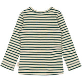 Petit Piao Dark Sea/off White Bluse Modal Striped