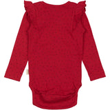 Petit Piao Jet Red/Biking Red Body L/S Flæse Modal Heart