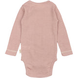 Petit Piao Nostalgic Rose/Dark Off White PPDante Body L/S Merino Uld Striped