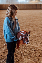 by Astrup Kæphest, Coco, Rødbrun/Hvid