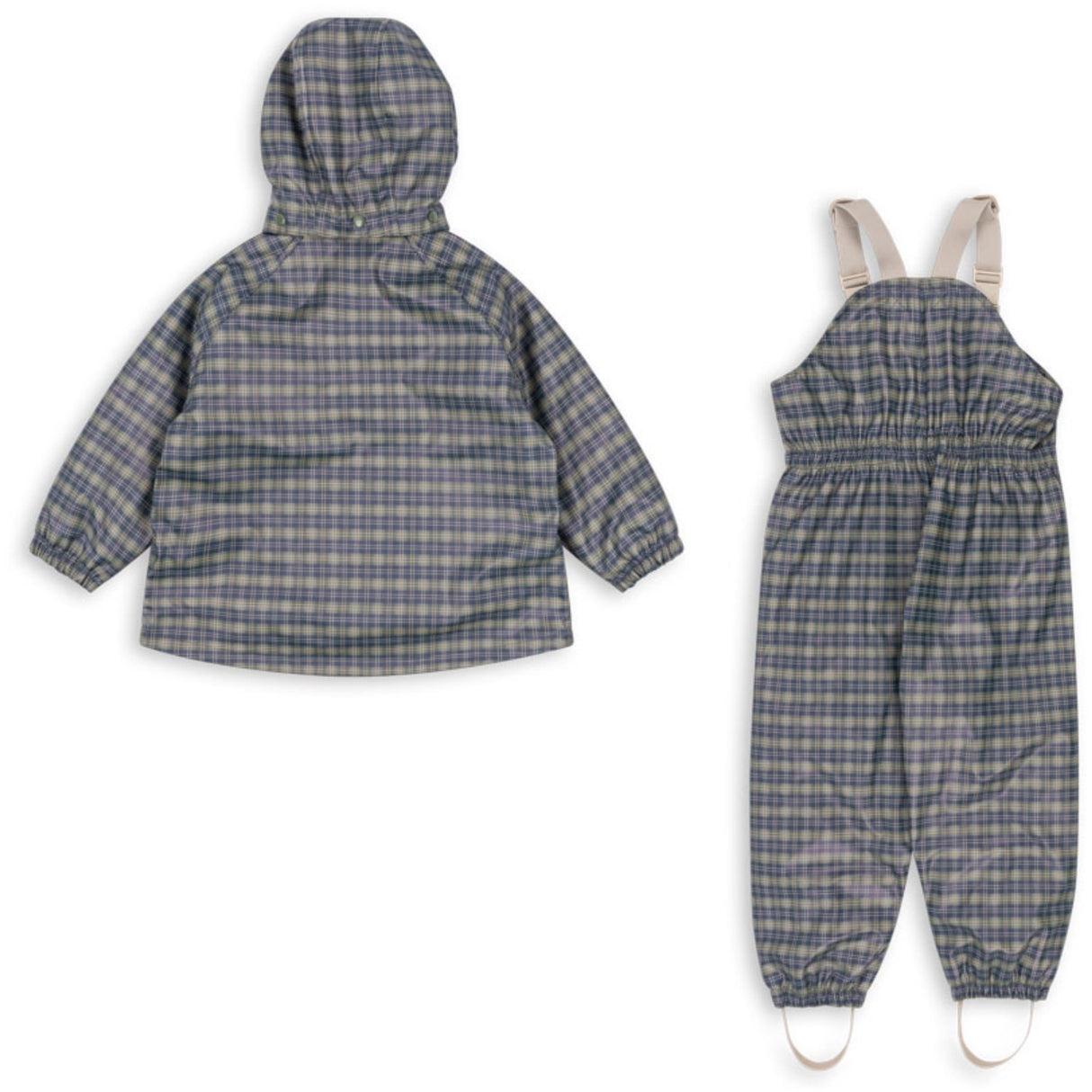 Konges Sløjd Laurel Blue Check Rainy Palme Sæt