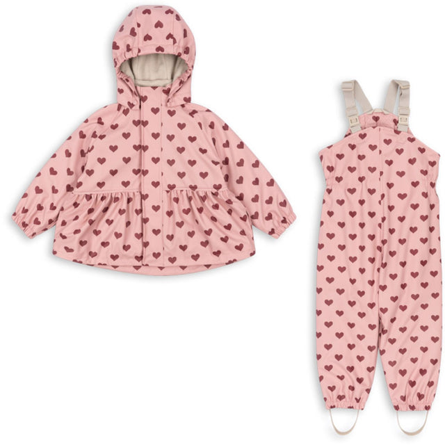 Konges Sløjd Amour Pink Rainy Palme Sæt Girl