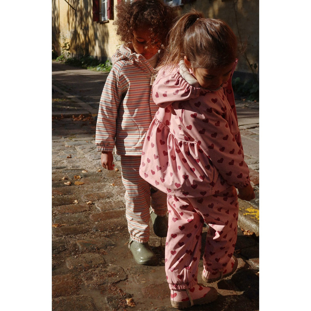 Konges Sløjd Amour Pink Rainy Palme Sæt Girl