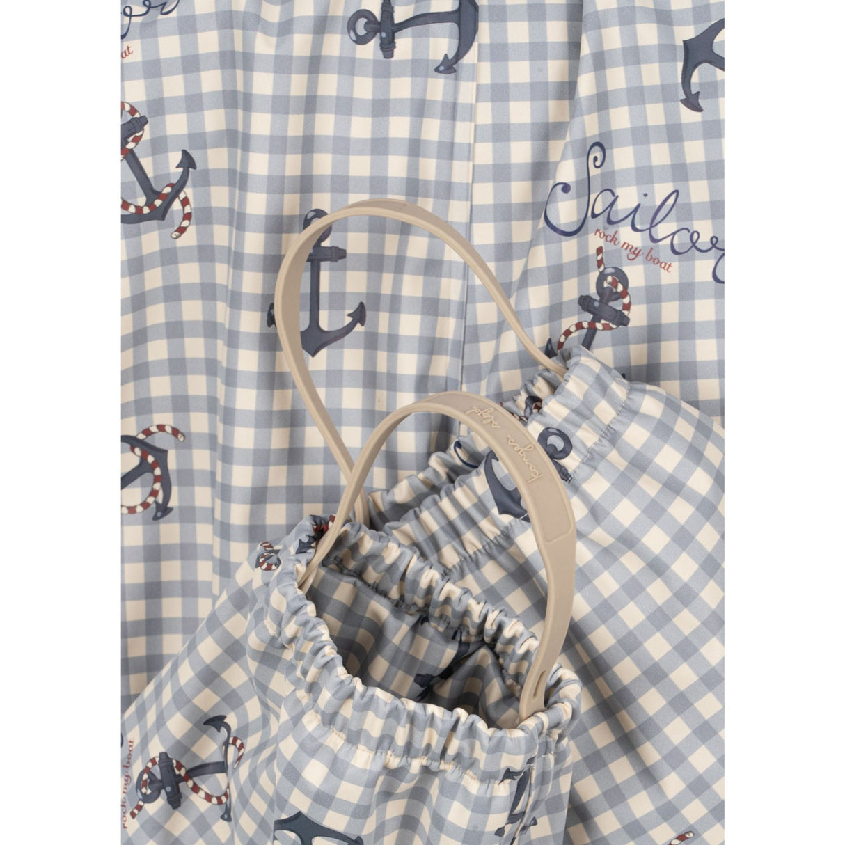 Konges Sløjd Sailor Check Rainy Palme Sæt