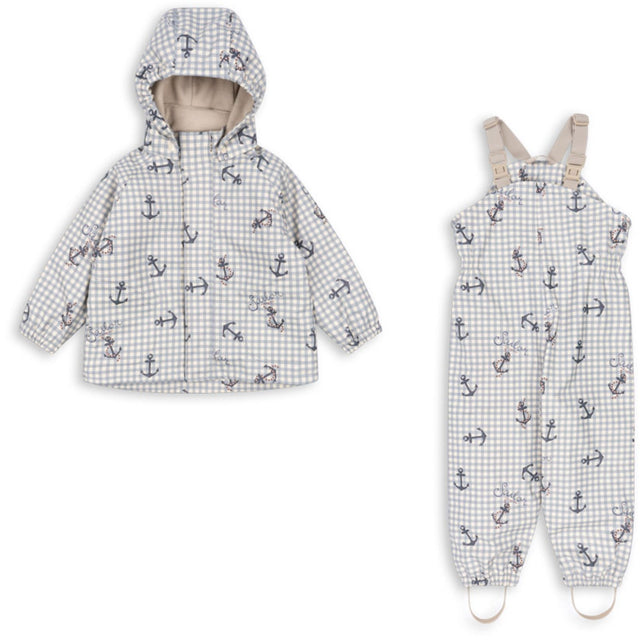 Konges Sløjd Sailor Check Rainy Palme Sæt