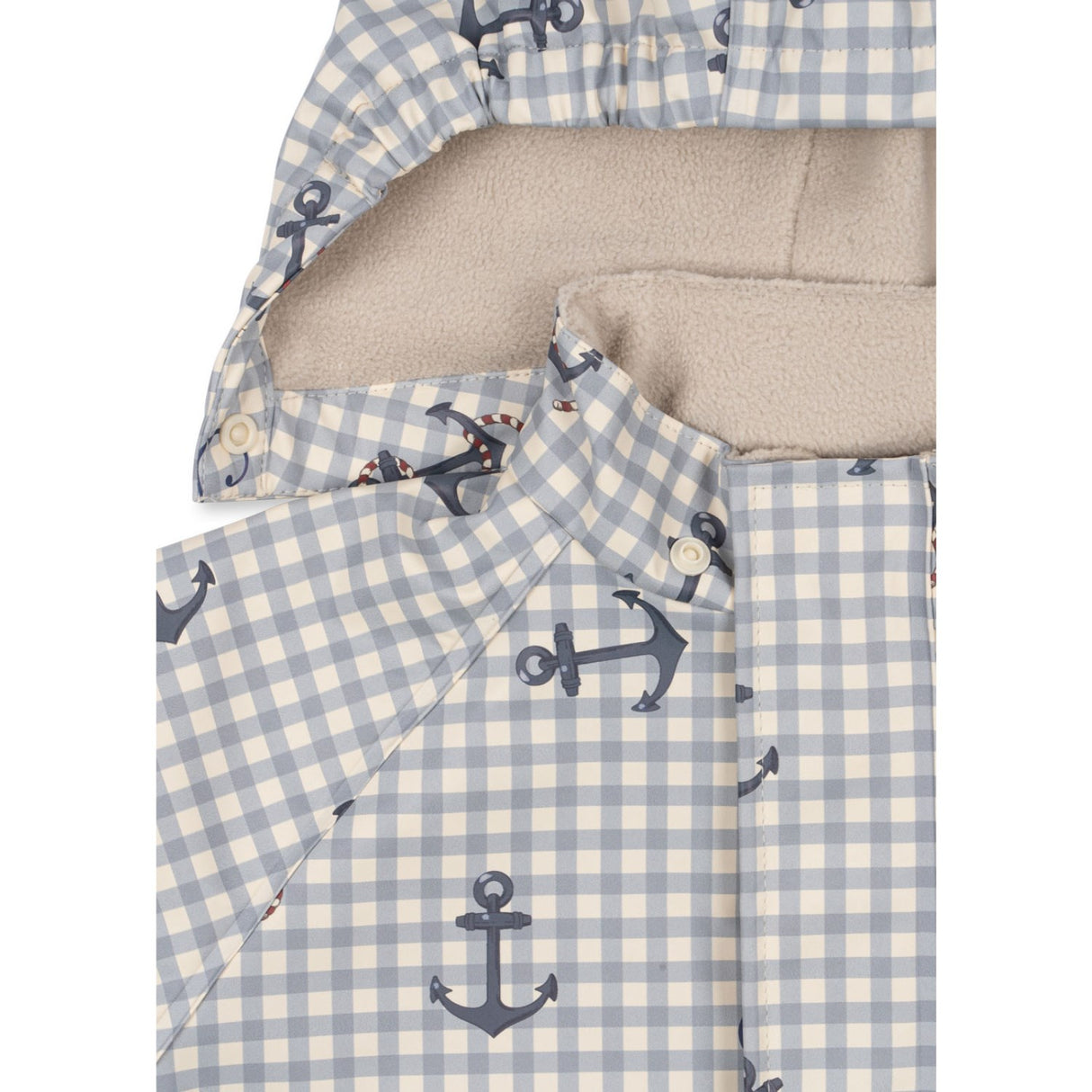 Konges Sløjd Sailor Check Rainy Palme Sæt