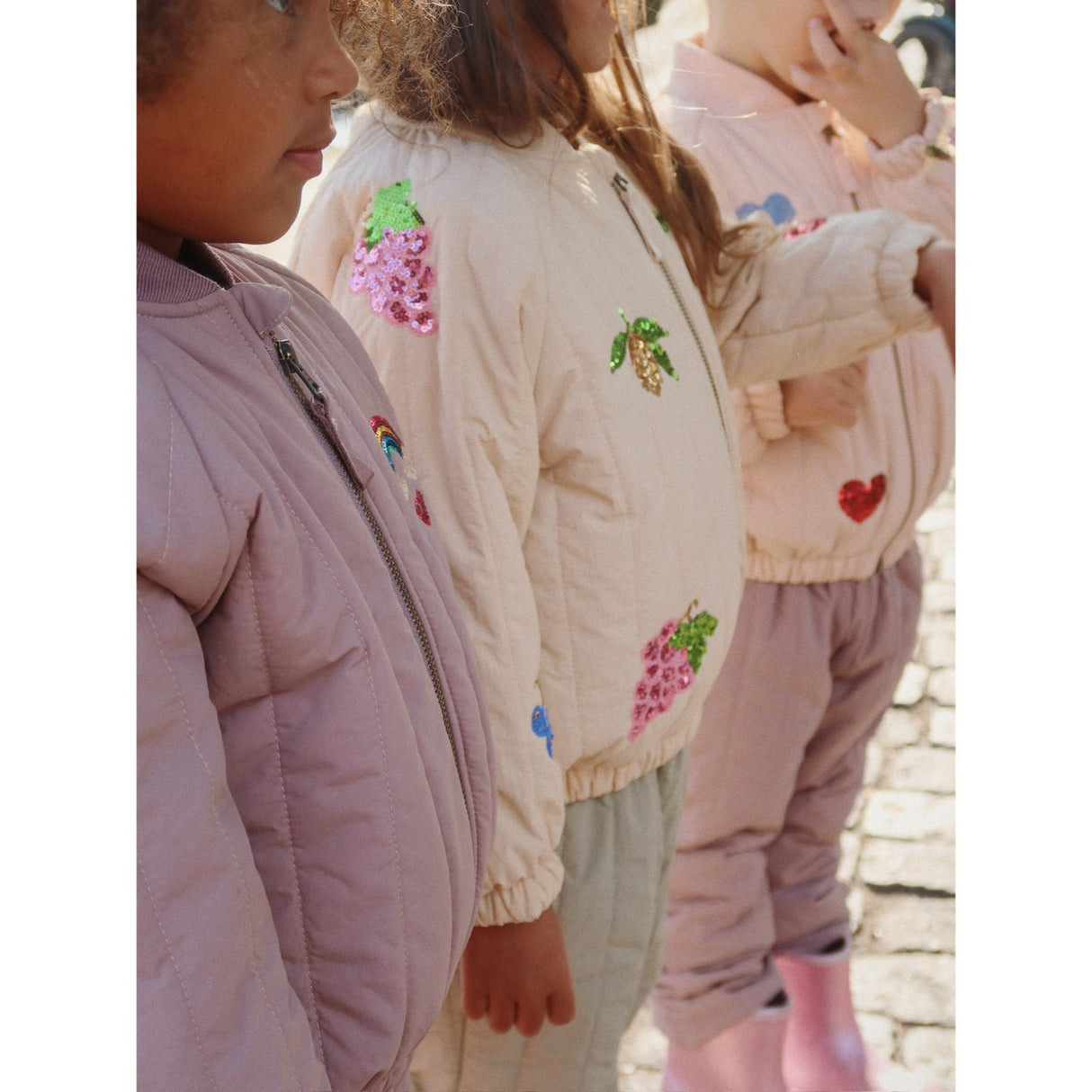 Konges Sløjd Twilight Mauve Juno Paliet Bomber Jakke