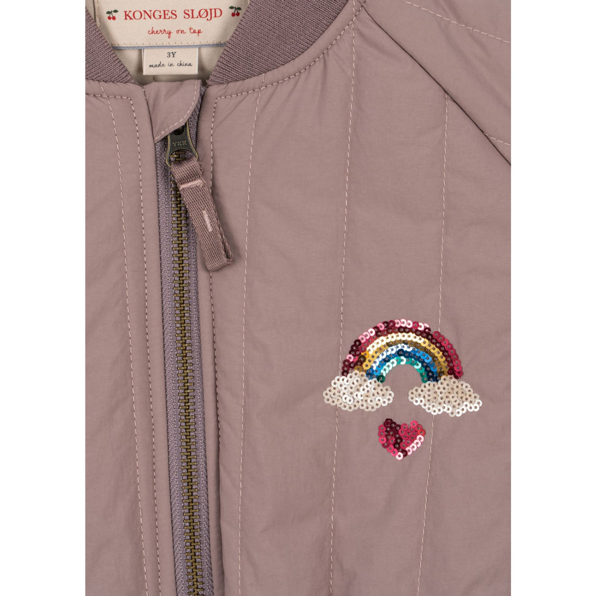 Konges Sløjd Twilight Mauve Juno Paliet Bomber Jakke