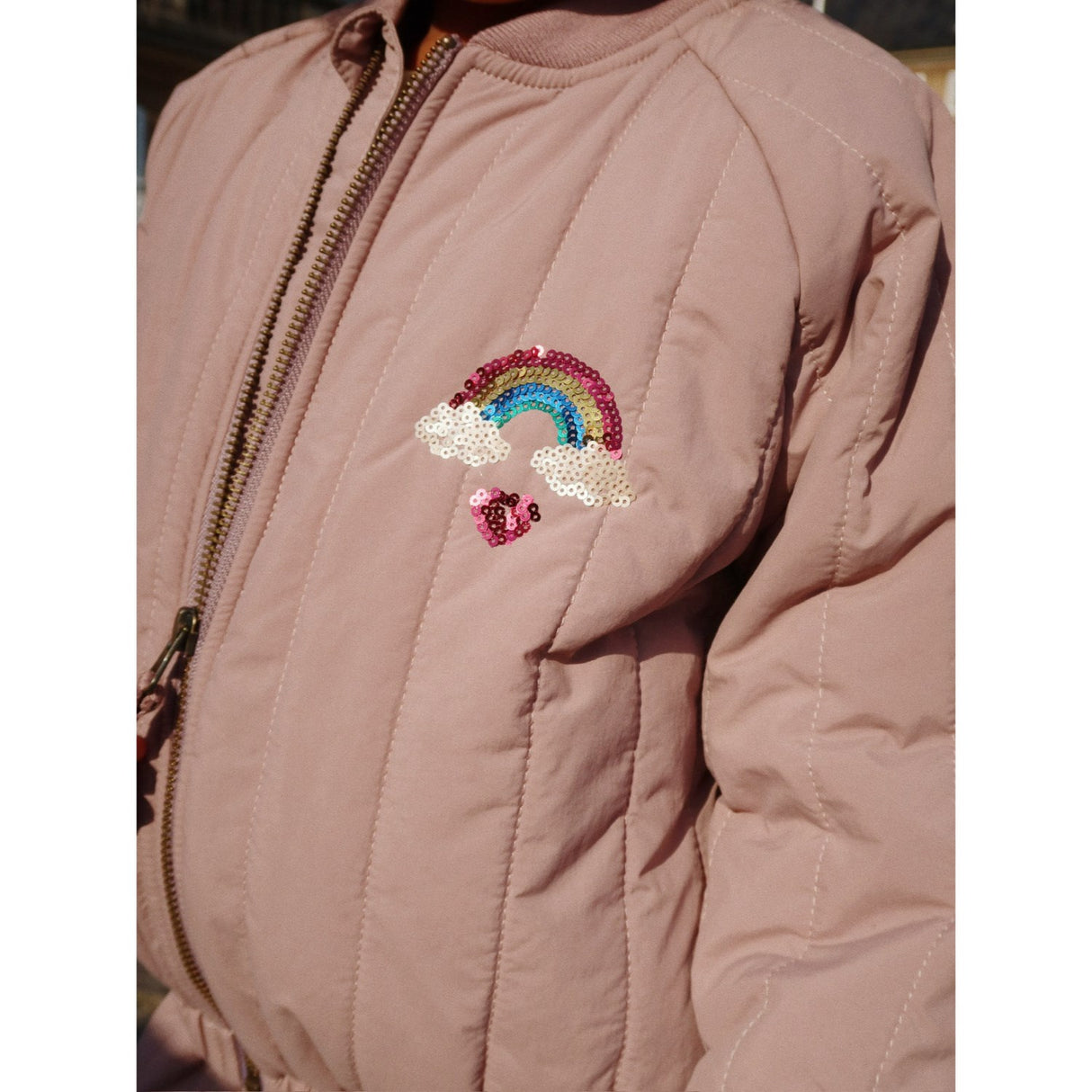 Konges Sløjd Twilight Mauve Juno Paliet Bomber Jakke