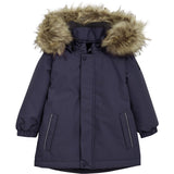 Color Kids Graystone Baby Parka W. Fake Pels