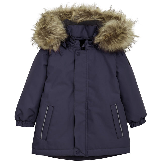 Color Kids Graystone Baby Parka W. Fake Pels
