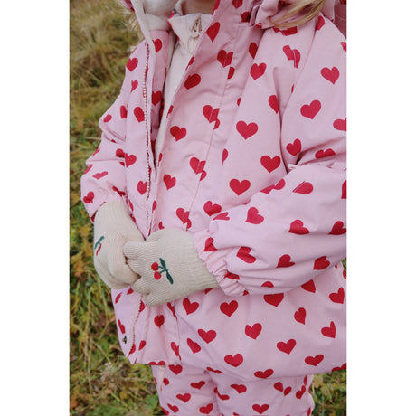 Konges Sløjd Cherry/Stripe 2 Pak Filla Handsker