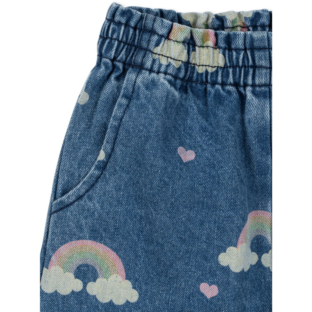Konges Sløjd Rainbow Magot Flæse Bukser Denim GOTS