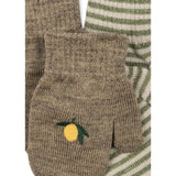 Konges Sløjd Lemon/Stripe 2 Pak Filla Vanter
