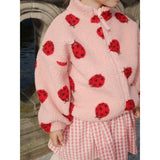 Konges Sløjd Ladybug Pink Jody Bamse Jakke Grs