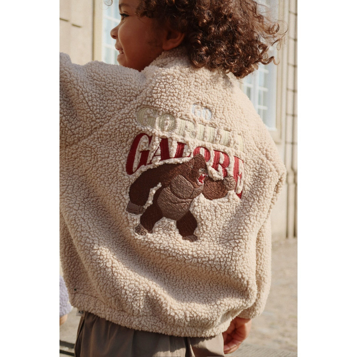 Konges Sløjd Oxford Tan Jazz Bamse Bomber Jakke Grs